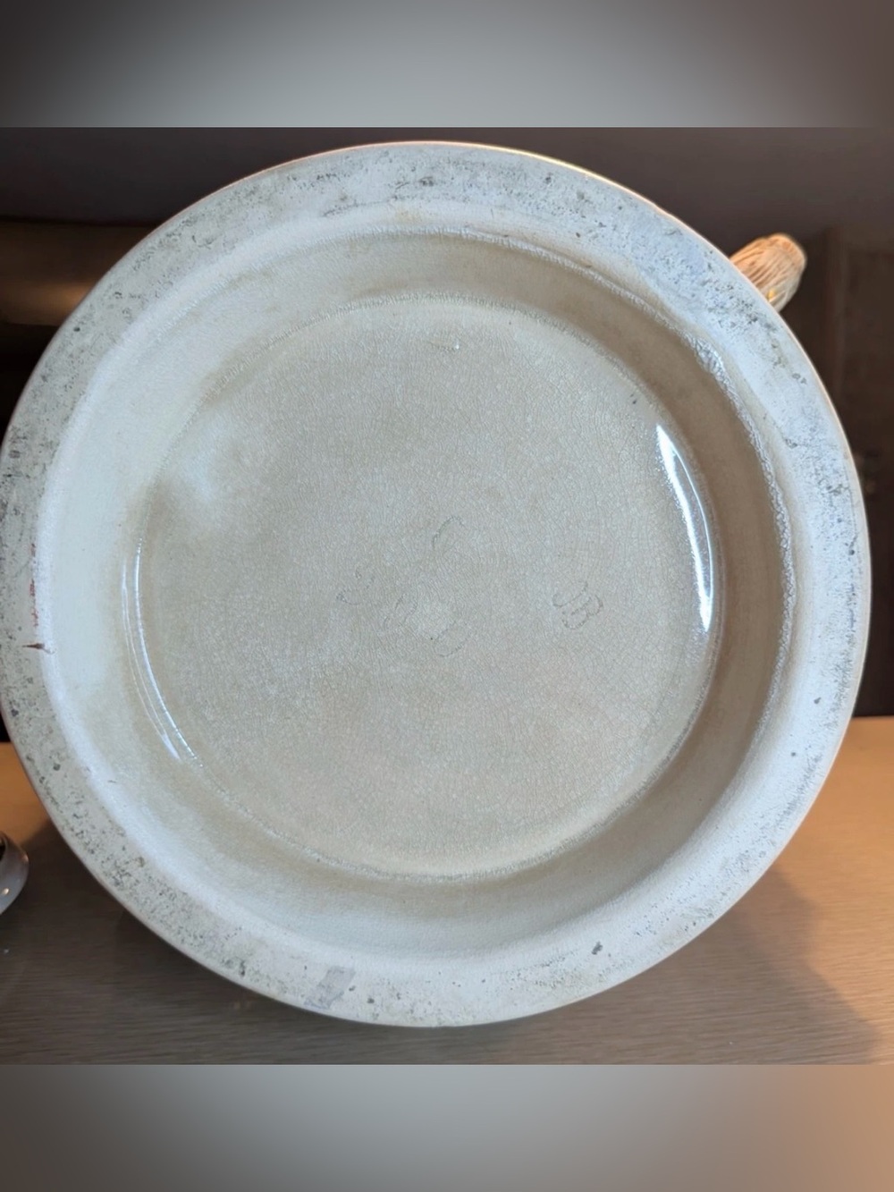 Vintage West German Salt-Glazed Stoneware Lidded Punch Bowl / Tureen - Picture 7 of 7